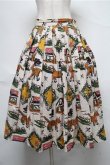 画像1: Jane Marple / Strolling cat tablier スカート  オフ S-25-06-27-042-JM-TO-AS-ZT020 (1)