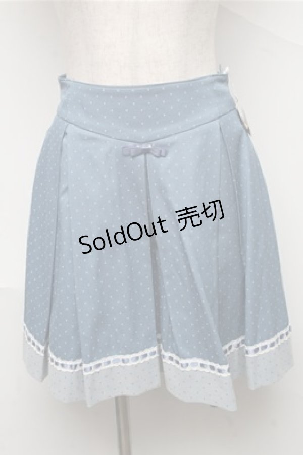 画像1: Secret Honey / ドット柄はしごレーススカート 2 ブリーチ S-25-06-27-049-CA-SK-SZ-ZT020 (1)