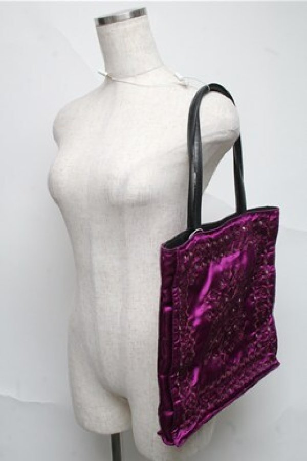 画像3: Jean Paul GAULTIER / ミラーデザインハンドバッグ  パープル S-25-06-27-006-GO-BG-AS-ZS (3)