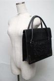 画像3: Jean Paul GAULTIER / ロゴ型押しレザーバッグ  黒 S-25-06-27-007-GO-BG-AS-ZS (3)