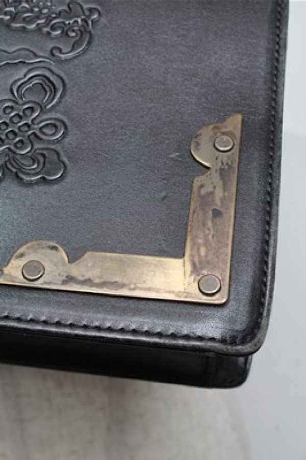 超美品!! JEANPAUL GAULTIER リストバンド 3連チェーン 黒