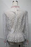 画像2: Angelic Pretty / Lacy Girlブラウス  グレー S-25-06-27-011-AP-BL-HR-ZS (2)
