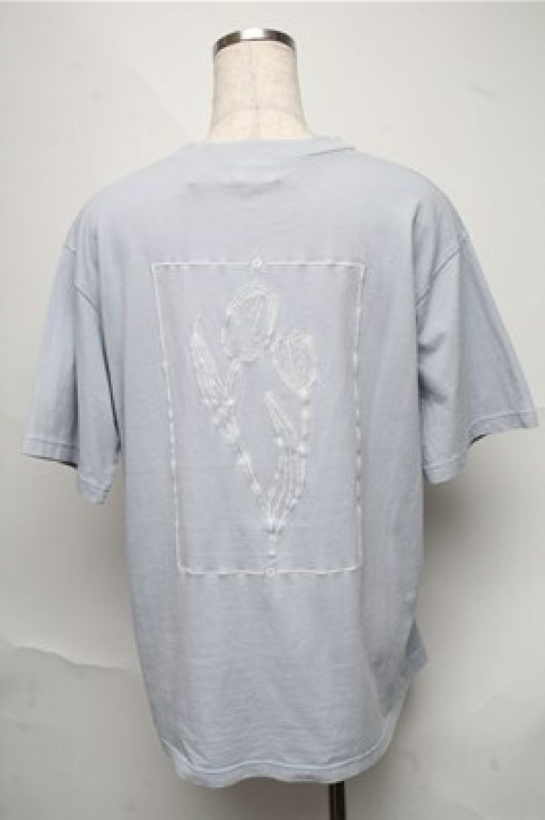 画像2: merry jenny / tulip Tee  サックス S-25-06-27-021-LO-TS-HR-ZT069 (2)