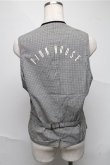 画像2: PINK HOUSE / ギンガムベスト  黒 S-25-06-27-037-LO-JA-AS-ZT490 (2)