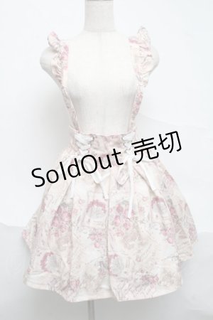 画像: LIZ LISA / アンティークローズ吊りスカート  オフ S-25-07-01-053-LO-SK-AS-ZS