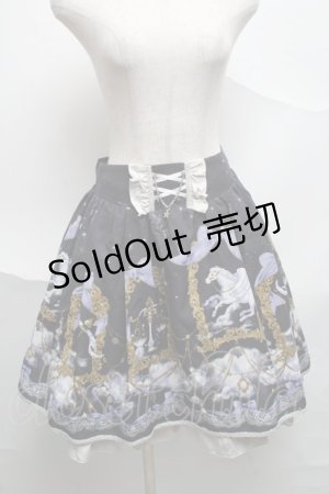 画像: axes femme kawaii / ジュエリースターズスカート  紺 S-25-07-03-053-AX-SK-HR-ZI