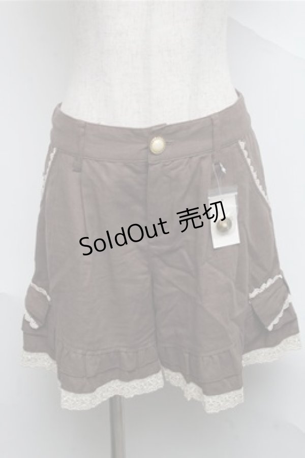 画像1: axes femme / キュロット  ブラウン S-25-07-03-1047-AX-PA-HR-ZS (1)