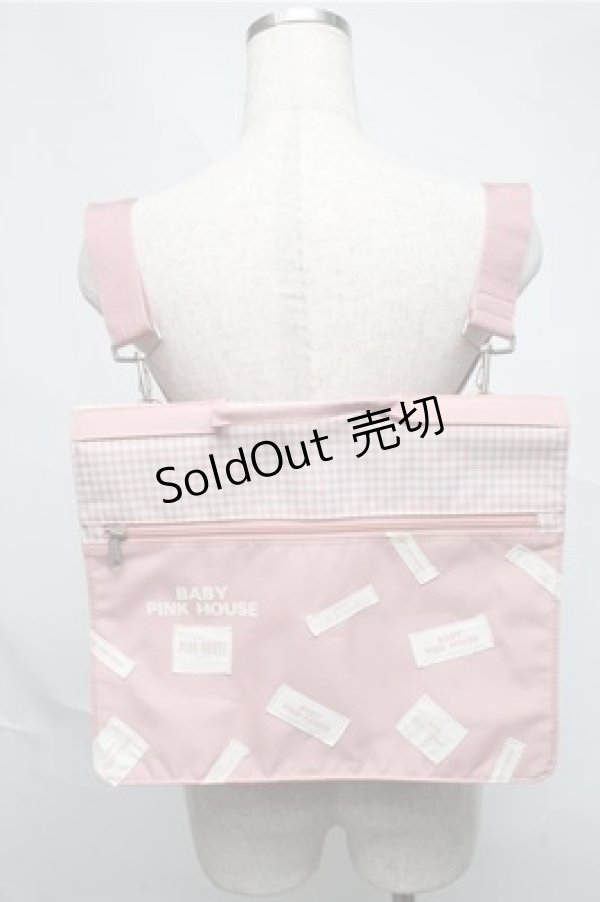 画像2: BABY PINK HOUSE / ロゴリュック  ピンク S-25-07-03-1012-LO-ZA-HR-ZS (2)