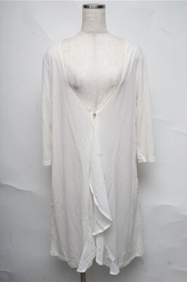 画像1: axes femme / バックレースロングカーディガン  キナリ S-25-07-03-1016-AX-TO-HR-ZS (1)