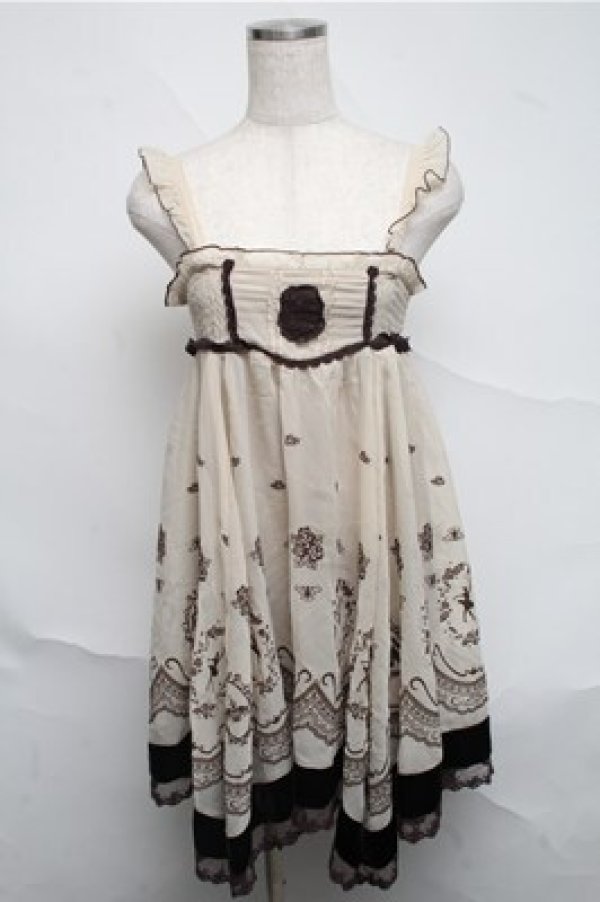 画像1: axes femme / バレリーナフロッキー2WAYチュニック  オフ S-25-07-03-1042-AX-TO-HR-ZS (1)