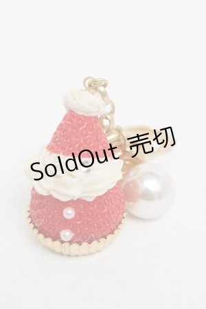 画像: Q-pot. / イチゴサンタクロースバッグチャーム  赤 S-25-07-03-011-QP-ZA-AS-ZS