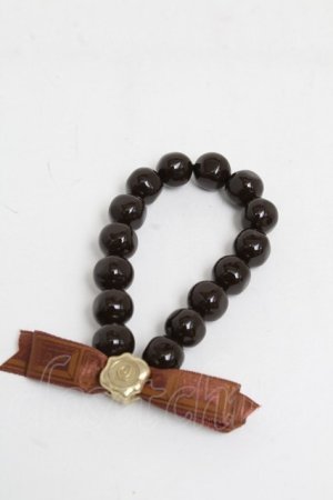 画像: Q-pot. / Lollipop Chocolate リボンブレス  ブラウン S-25-07-03-018-QP-AC-AS-ZS