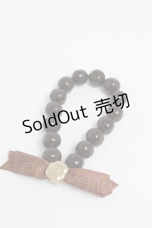 画像: Q-pot. / Lollipop Chocolate リボンブレス  ブラウン S-25-07-03-018-QP-AC-AS-ZS