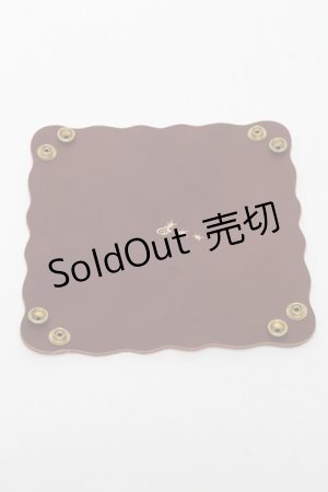 画像: Q-pot. / アクセサリーレザートレー  ブラウン S-25-07-04-001-QP-ZA-AS-ZS