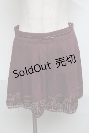 画像: axes femme / キュロット  ワイン S-25-07-04-060-AX-PA-HR-ZI