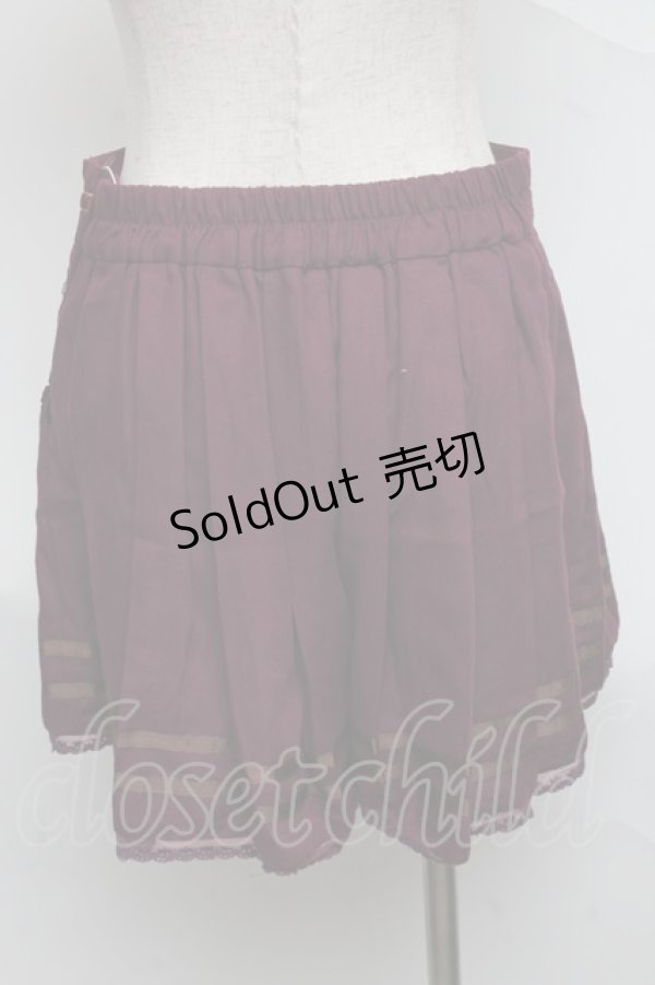 画像2: axes femme / キュロット  ワイン S-25-07-04-060-AX-PA-HR-ZI (2)