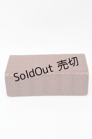 画像: Q-pot. / チョコレートメガネケース  ブラウン S-25-07-04-002-QP-ZA-AS-ZS