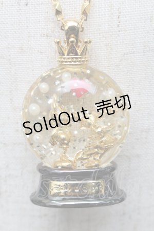 画像: Q-pot. / Mickey＆Minnie's Dreamy Snow Dome Necklace  ゴールド S-25-07-04-003-QP-AC-AS-ZS