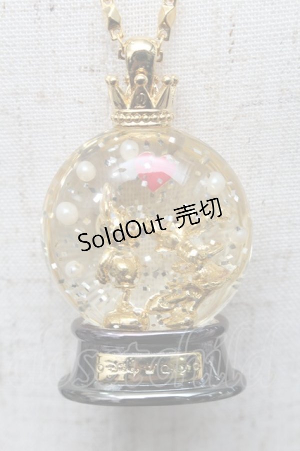 画像1: Q-pot. / Mickey＆Minnie's Dreamy Snow Dome Necklace  ゴールド S-25-07-04-003-QP-AC-AS-ZS (1)