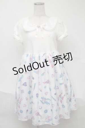 画像: Angelic Pretty / Fancyホスピタルカットワンピース  白 S-25-07-04-037-AP-OP-AS-ZS