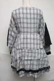 画像2: NieR Clothing / チェックワンピース  サックス S-25-07-05-045-PU-OP-AS-ZS (2)