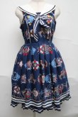 画像1: Angelic Pretty / Vintage Marineジャンパースカート  紺 S-25-07-05-049-AP-OP-AS-ZS (1)