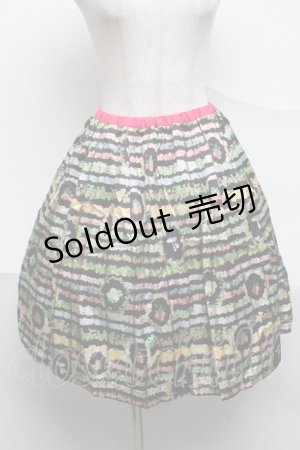 画像: Franche Lippee / 総柄プリントスカート   S-25-07-05-064-LO-SK-HR-ZS