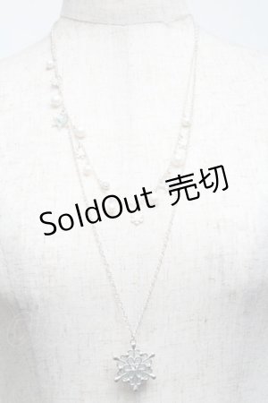 画像: axes femme / 雪の結晶ネックレス  シルバー S-25-07-05-012-AX-AC-AS-ZS