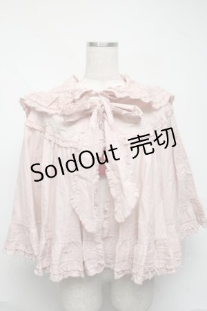 画像: PINK HOUSE / フリル使いローンケープ   S-25-07-05-021-LO-BL-AS-ZS