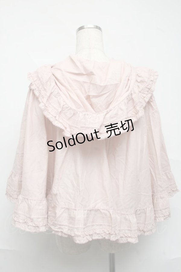 画像2: PINK HOUSE / フリル使いローンケープ   S-25-07-05-021-LO-BL-AS-ZS (2)