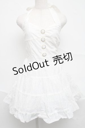 画像: LIZ LISA / コットンレースワンピース  白 S-25-07-05-030-LO-OP-HR-ZS