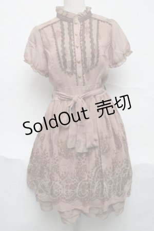 画像: axes femme / ワンピース  ブラウン S-25-07-05-036-AX-TO-HR-ZS