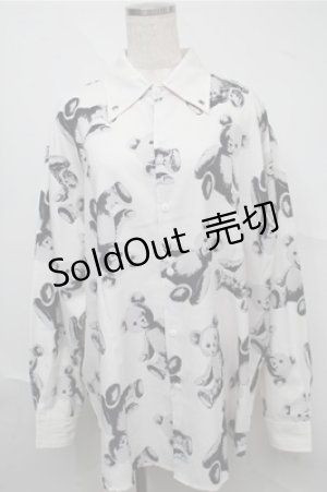 画像: Drug Honey / スカルテディシャツ  白 S-25-07-06-044-PU-TO-AS-ZS