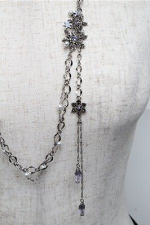 画像: axes femme / 雪の結晶ネックレス  シルバー S-25-07-06-022-AX-AC-AS-ZS