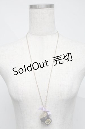 画像: Fi.n.t / リボン付きジャム瓶ネックレス  パープル S-25-07-06-027-CA-AC-HR-ZS