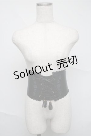 画像: axes femme / 合皮ベルト  黒 S-25-07-06-030-AX-ZA-HR-ZS