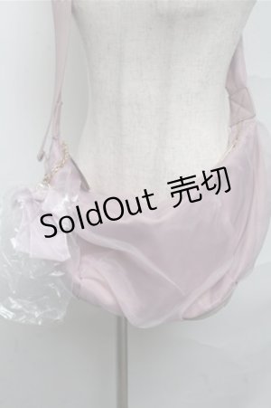 画像: m petit by misako / AMチュールリボンショルダーバッグ  ピンク S-25-07-06-034-LO-AC-AS-ZS