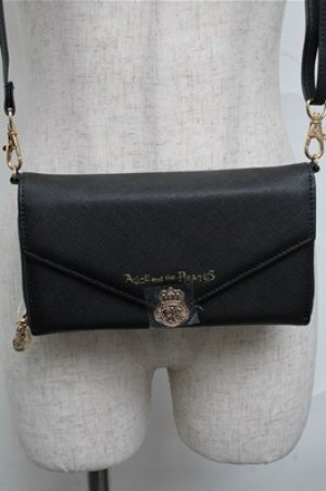 画像: ALICE and the PIRATES / A/PウォレットBAG  黒 S-25-07-06-035-PA-BG-AS-ZS