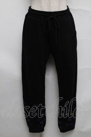画像: NieR Clothing / スウェットパンツ  黒 S-25-07-07-055-PU-PA-AS-ZS