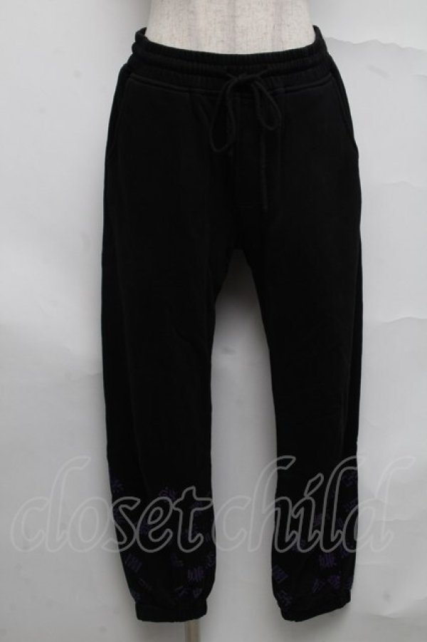 画像1: NieR Clothing / スウェットパンツ  黒 S-25-07-07-055-PU-PA-AS-ZT482 (1)
