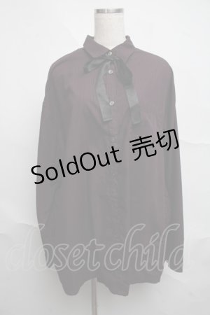 画像: Deorart / ストライプロングシャツ  紫 S-25-07-07-017-PU-BL-AS-ZS