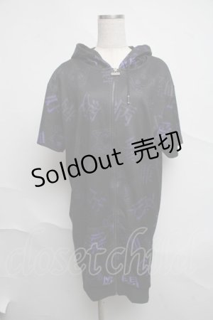 画像: NieR Clothing / 転写パーカー  黒 S-25-07-07-018-PU-TO-AS-ZS