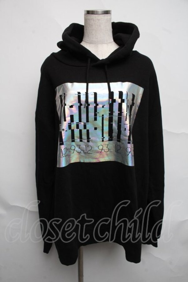 画像1: ilililCYBER / HOROGRAMパーカー  黒 S-25-07-07-019-PU-TO-AS-ZS (1)