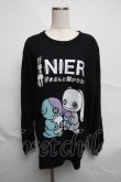 画像1: NieR Clothing / ＃NIER好きさんと繋がりたい スウェット 2XL 黒 S-25-07-07-020-PU-TS-AS-ZS (1)