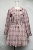 画像1: Lizmelo / チェックワンピース  ピンク S-25-07-07-028-LO-OP-AS-ZI (1)
