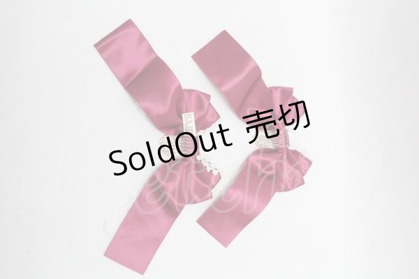 画像4: BABY,THE STARS SHINE BRIGHT / 裾スカラップタータンチェックジャンパースカート＆リボンコームセット  ピンク S-25-07-07-034-BA-OP-AS-ZS (4)