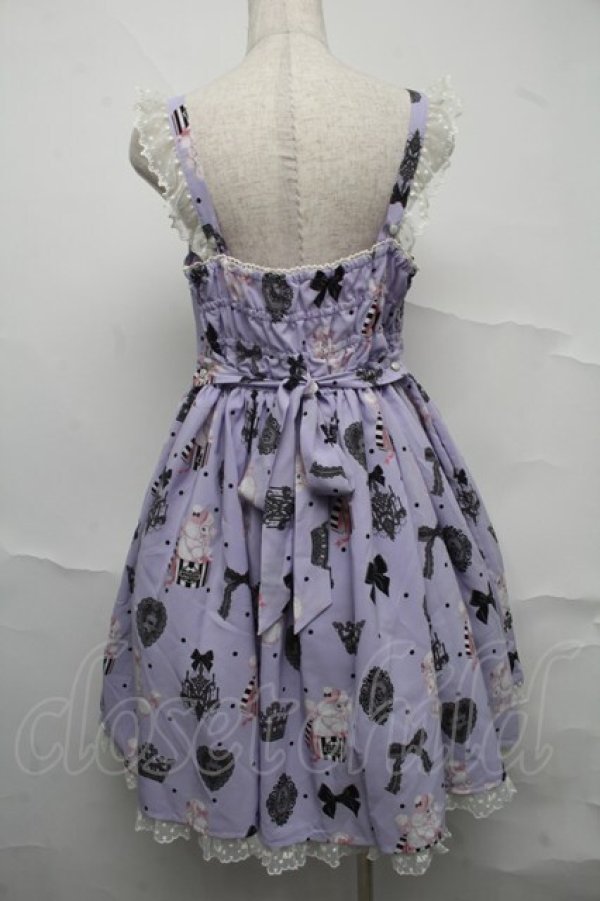 画像2: Angelic Pretty / Mademoiselle de Paris Specialジャンパースカート  ラベンダー S-25-07-10-045-AP-OP-AS-ZS (2)