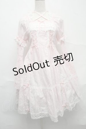 画像: BABY,THE STARS SHINE BRIGHT / はわせドールワンピース&ヘッドドレスセット  ピンク S-25-07-10-047-BA-OP-HR-ZS