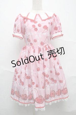 画像: Angelic Pretty / Charming Cherryワンピース  ピンク S-25-07-10-050-AP-OP-AS-ZS
