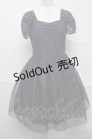 画像: Lois CRAYON / レースジャンパースカート  紺 S-25-07-10-056-LO-OP-AS-ZS